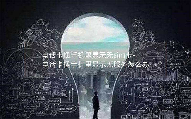 电话卡插手机里显示无sim卡-电话卡插手机里显示无服务怎么办