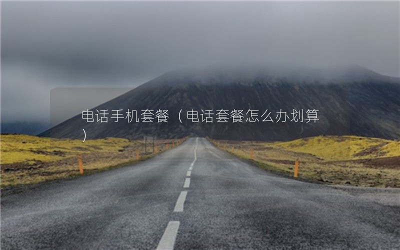 电话手机套餐（电话套餐怎么办划算）