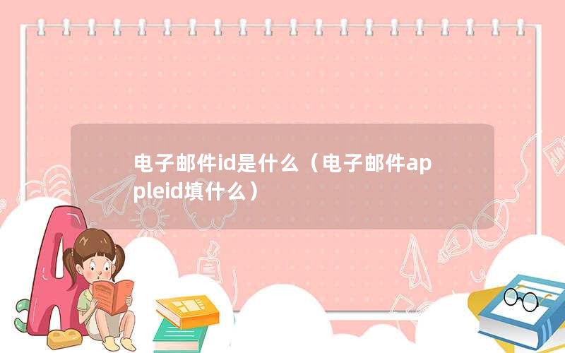 电子邮件id是什么（电子邮件appleid填什么）