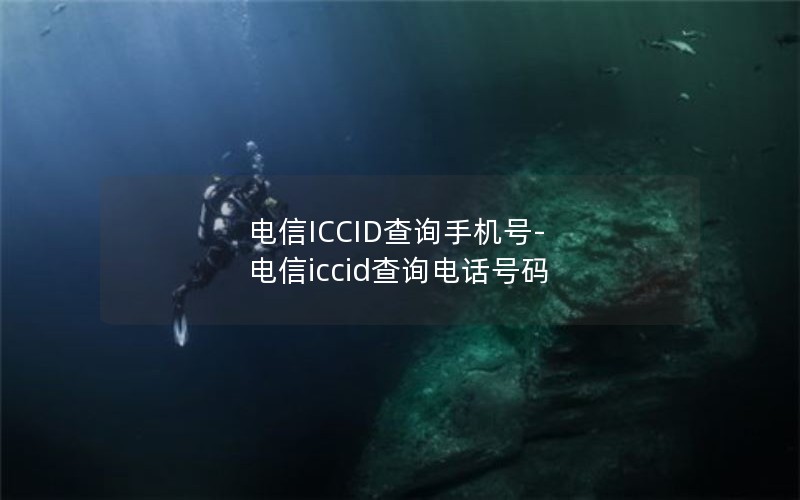 电信ICCID查询手机号-电信iccid查询电话号码