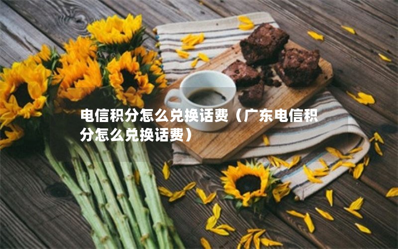 电信积分怎么兑换话费（广东电信积分怎么兑换话费）