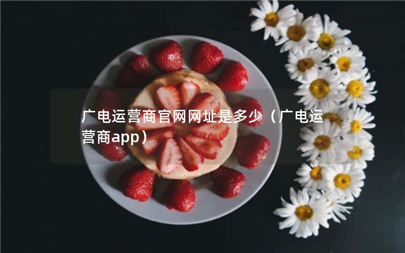 广电运营商官网网址是多少（广电运营商app）