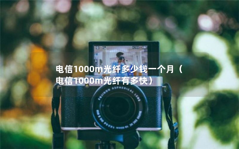 电信1000m光纤多少钱一个月（电信1000m光纤有多快）