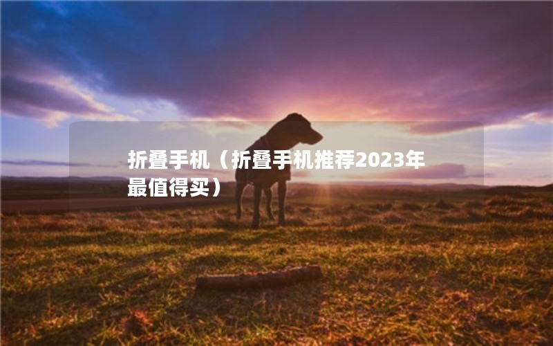 折叠手机（折叠手机推荐2023年最值得买）