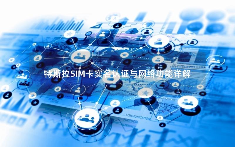 特斯拉SIM卡实名认证与网络功能详解