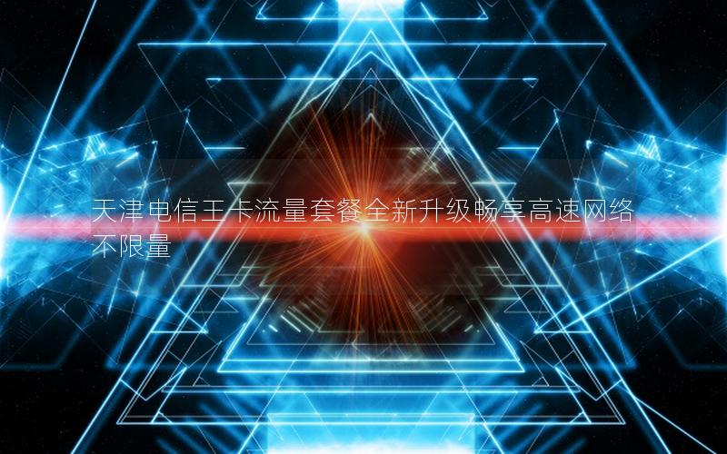 天津电信王卡流量套餐全新升级畅享高速网络不限量