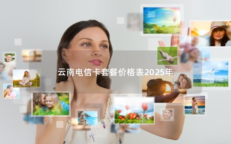 云南电信卡套餐价格表2025年