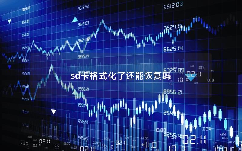 sd卡格式化了还能恢复吗