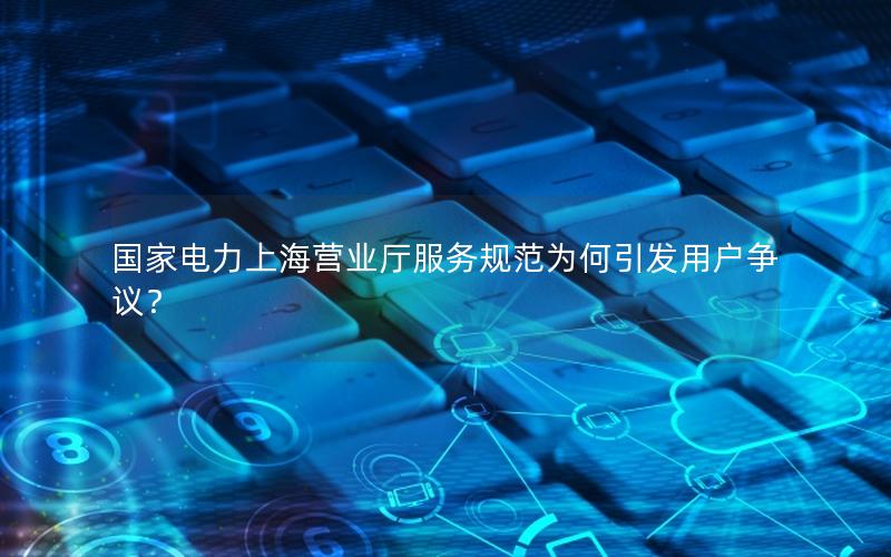 国家电力上海营业厅服务规范为何引发用户争议？
