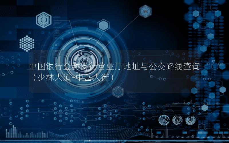 中国银行登封支行营业厅地址与公交路线查询（少林大道-中岳大街）