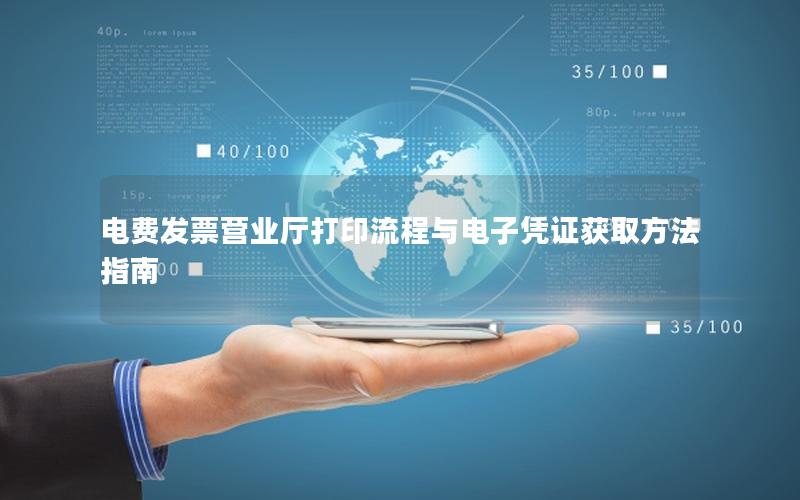 电费发票营业厅打印流程与电子凭证获取方法指南