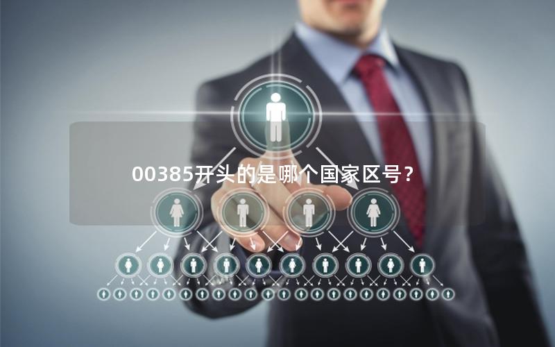 00385开头的是哪个国家区号？