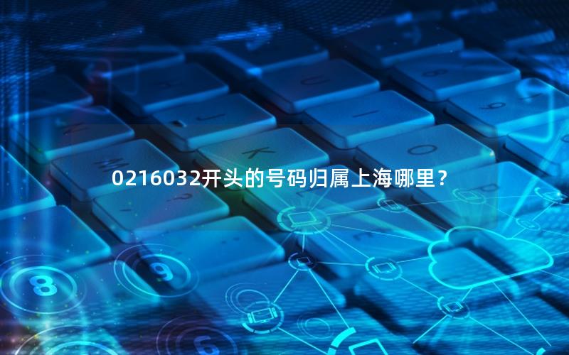 0216032开头的号码归属上海哪里？