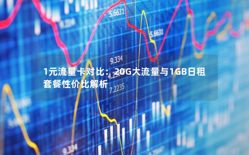 1元流量卡对比：20G大流量与1GB日租套餐性价比解析