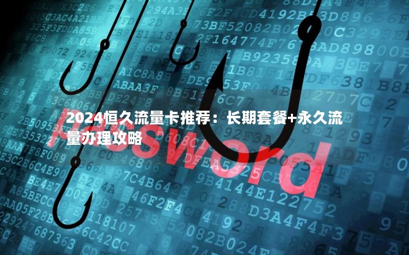 2024恒久流量卡推荐：长期套餐+永久流量办理攻略