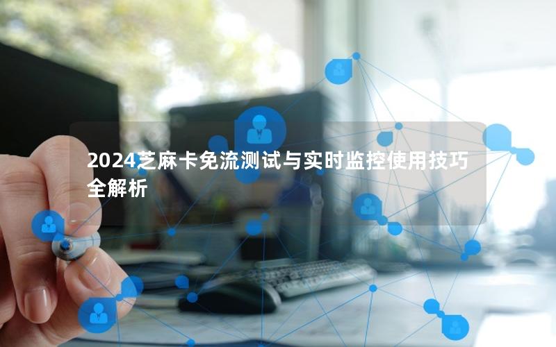 2024芝麻卡免流测试与实时监控使用技巧全解析