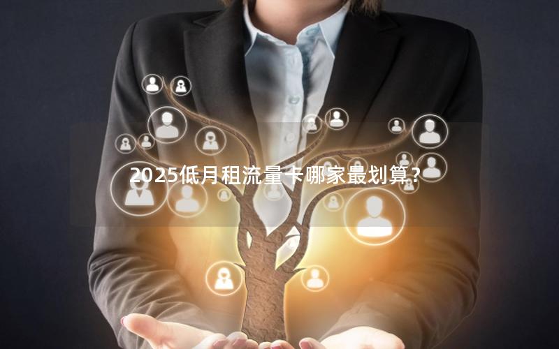 2025低月租流量卡哪家最划算？