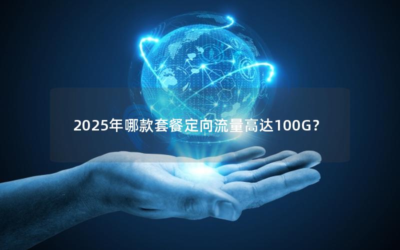 2025年哪款套餐定向流量高达100G？
