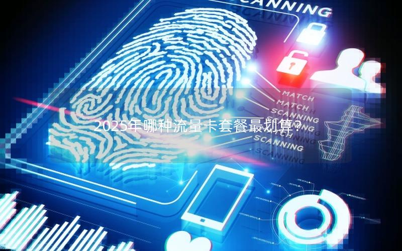2025年哪种流量卡套餐最划算？