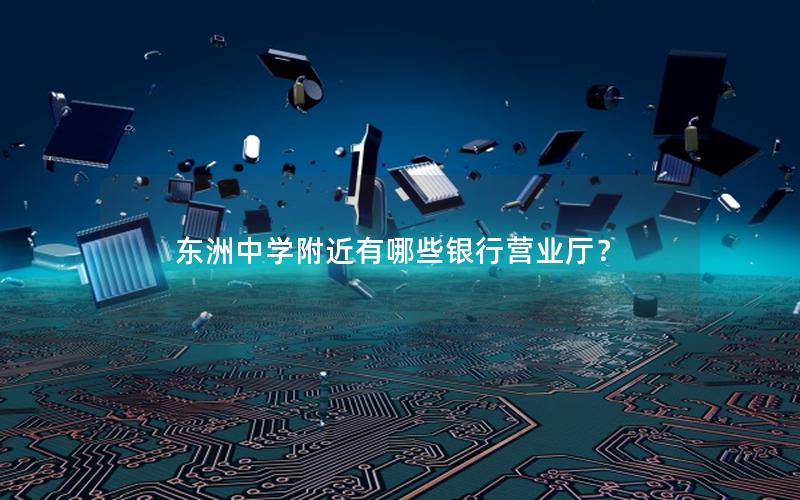 东洲中学附近有哪些银行营业厅？