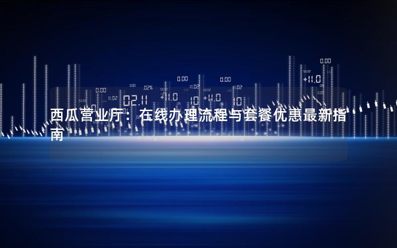 西瓜营业厅：在线办理流程与套餐优惠最新指南