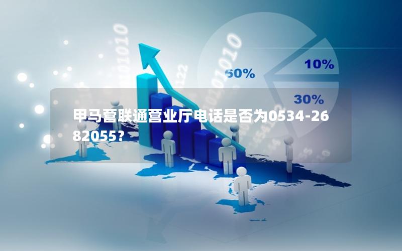 甲马营联通营业厅电话是否为0534-2682055？