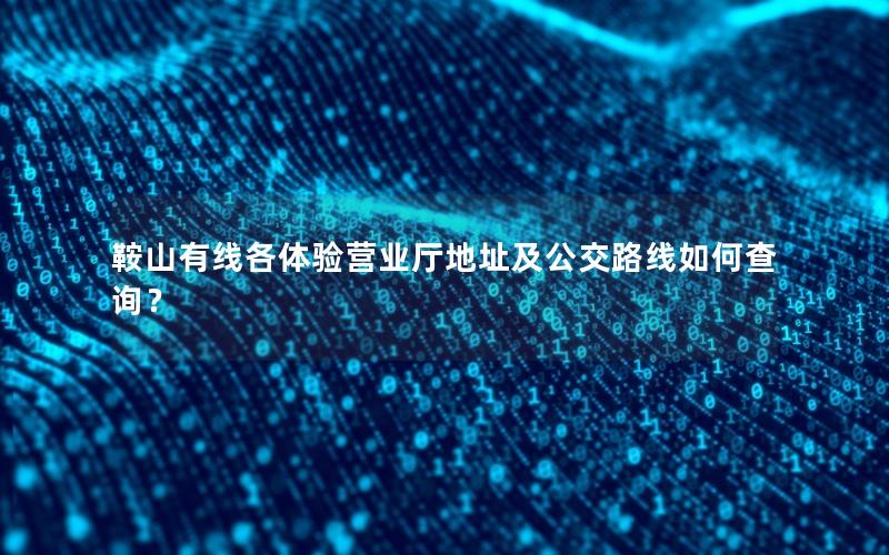 鞍山有线各体验营业厅地址及公交路线如何查询？