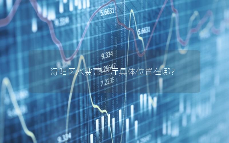 浔阳区水费营业厅具体位置在哪？