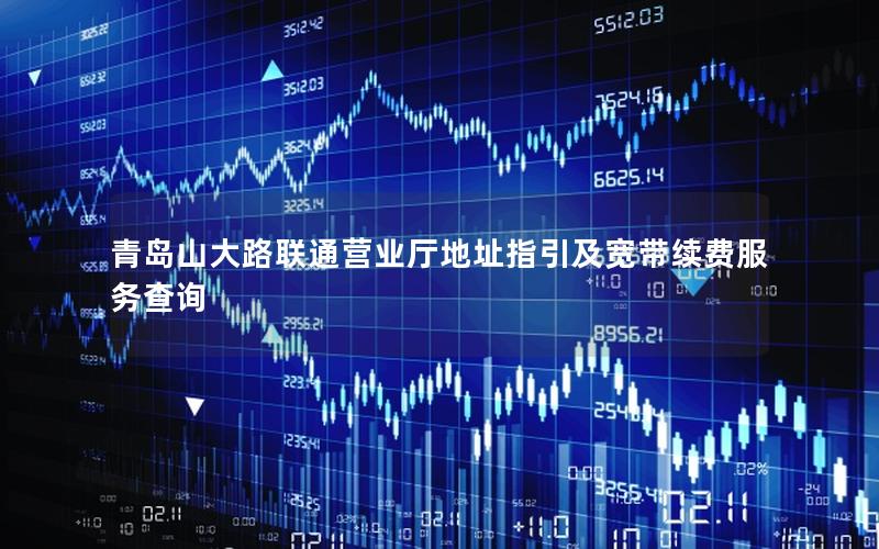 青岛山大路联通营业厅地址指引及宽带续费服务查询