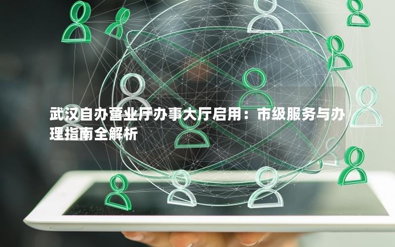 武汉自办营业厅办事大厅启用：市级服务与办理指南全解析