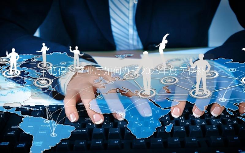 合肥保险营业厅如何办理2023年度医保补差？
