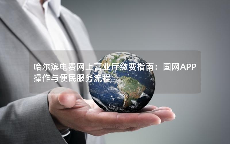 哈尔滨电费网上营业厅缴费指南：国网APP操作与便民服务流程
