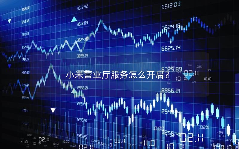 小米营业厅服务怎么开启？