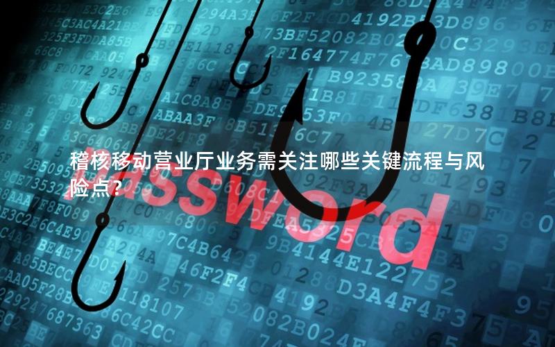 稽核移动营业厅业务需关注哪些关键流程与风险点？