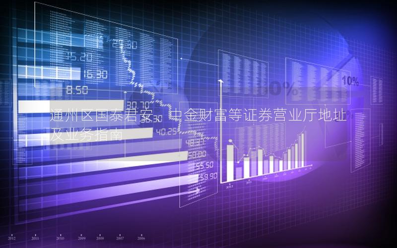 通州区国泰君安、中金财富等证券营业厅地址及业务指南