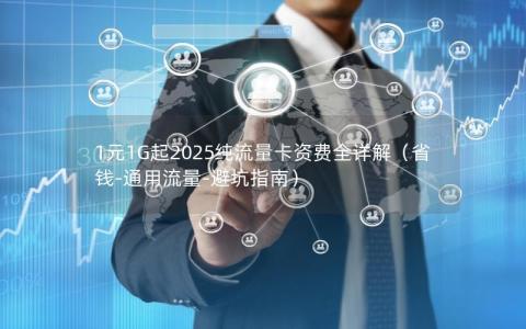 1元1G起2025纯流量卡资费全详解（省钱-通用流量-避坑指南）