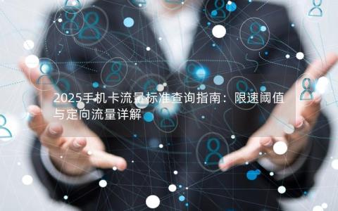 2025手机卡流量标准查询指南：限速阈值与定向流量详解